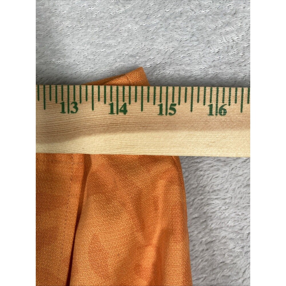 Columbia XCO Silk Wrap Skirt Women's Medium Orange Knee A-Line Tropical Resort - Picture 3 of 7
